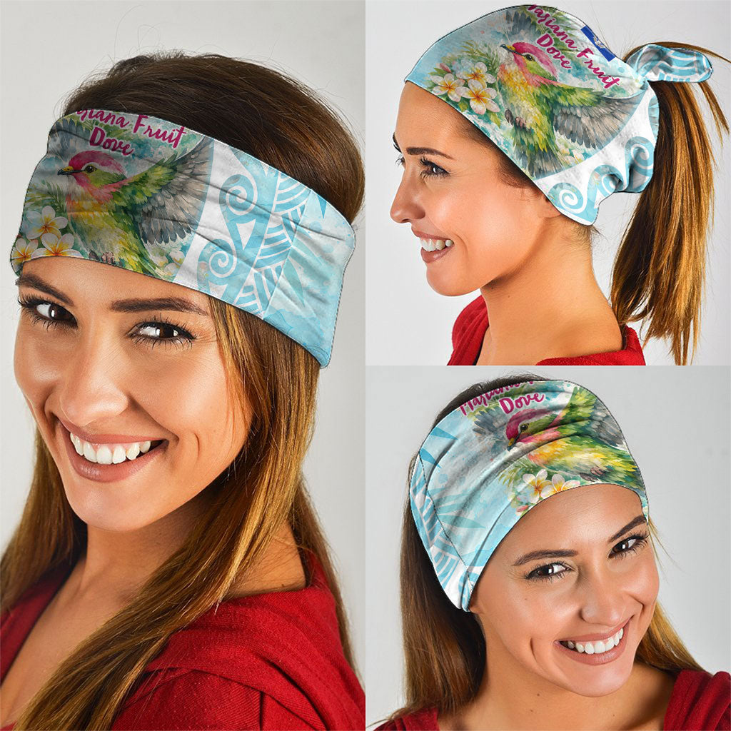 Saipan CMNI Neck Gaiter Polynesian Northern Mariana Islands Fruit Dove Watercolor TS04 - Polynesian Pride