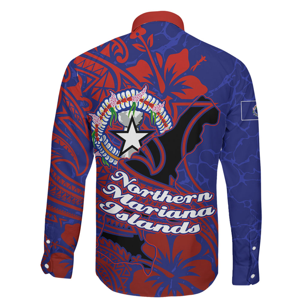 Saipan Northern Mariana Islands Family Matching Puletasi and Hawaiian Shirt Polynesian Tribal Tattoo Art With Hibiscus Flowers And Seal TS04 - Polynesian Pride