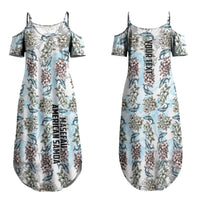 Personalized Masefau American Samoa Couples Matching Summer Maxi Dress and Hawaiian Shirt Vintage Whale Hibiscus Ocean Waves