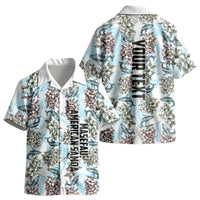 Personalized Masefau American Samoa Kid Hawaiian Shirt Vintage Whale Hibiscus Ocean Waves