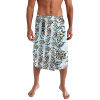 Personalized Masefau American Samoa Lavalava Vintage Whale Hibiscus Ocean Waves