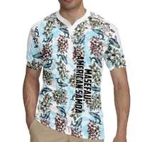 Personalized Masefau American Samoa Rugby Jersey Vintage Whale Hibiscus Ocean Waves