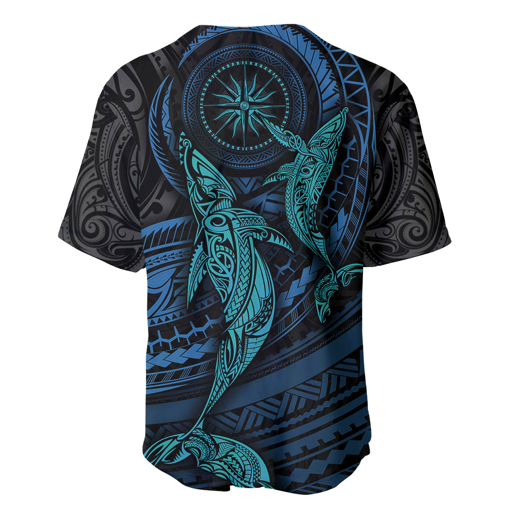 Polynesian Whale Baseball Jersey TS04 - Polynesian Pride