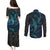 Polynesian Whale Couples Matching Puletasi Dress and Long Sleeve Button Shirts TS04 - Polynesian Pride