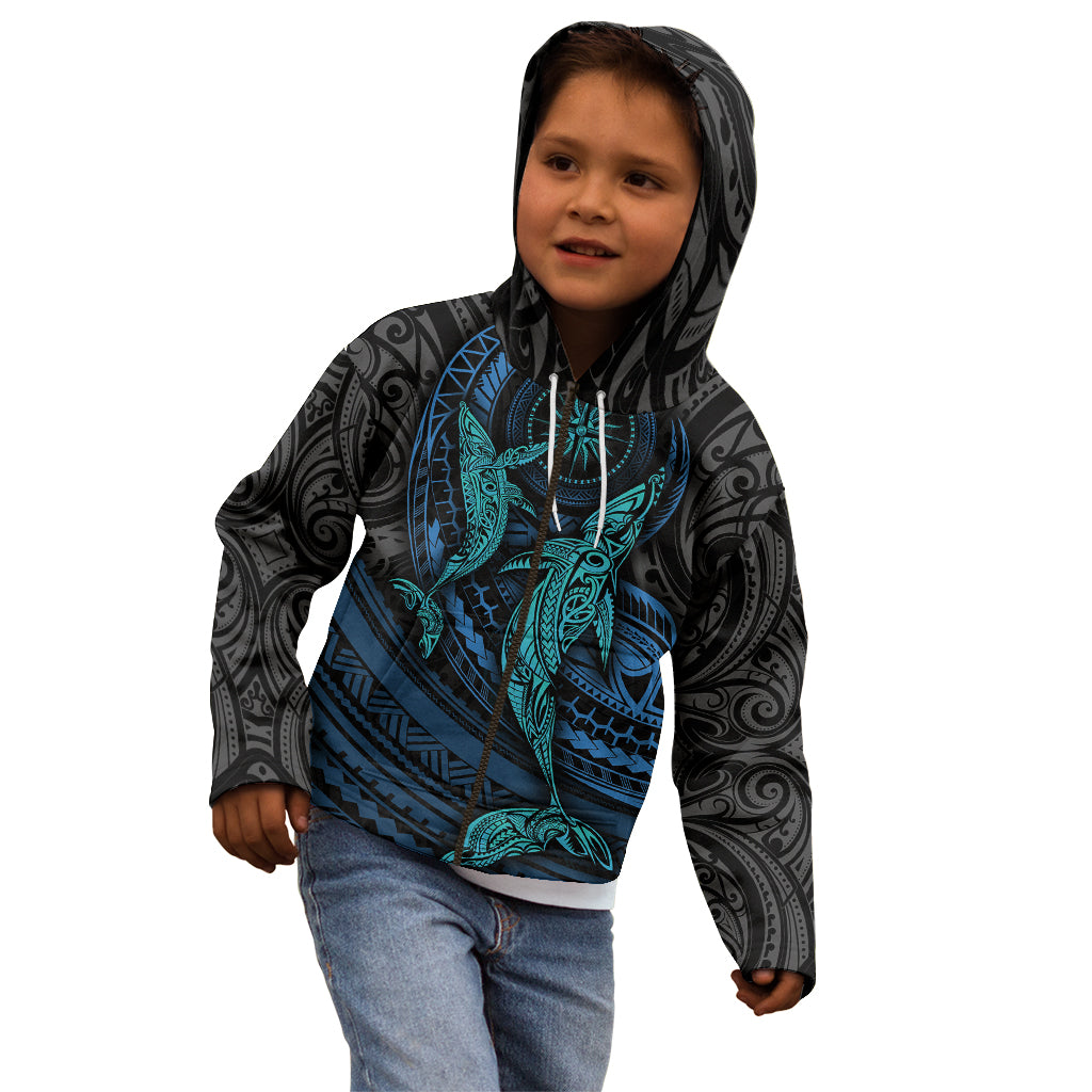 Polynesian Whale Kid Hoodie TS04 - Polynesian Pride