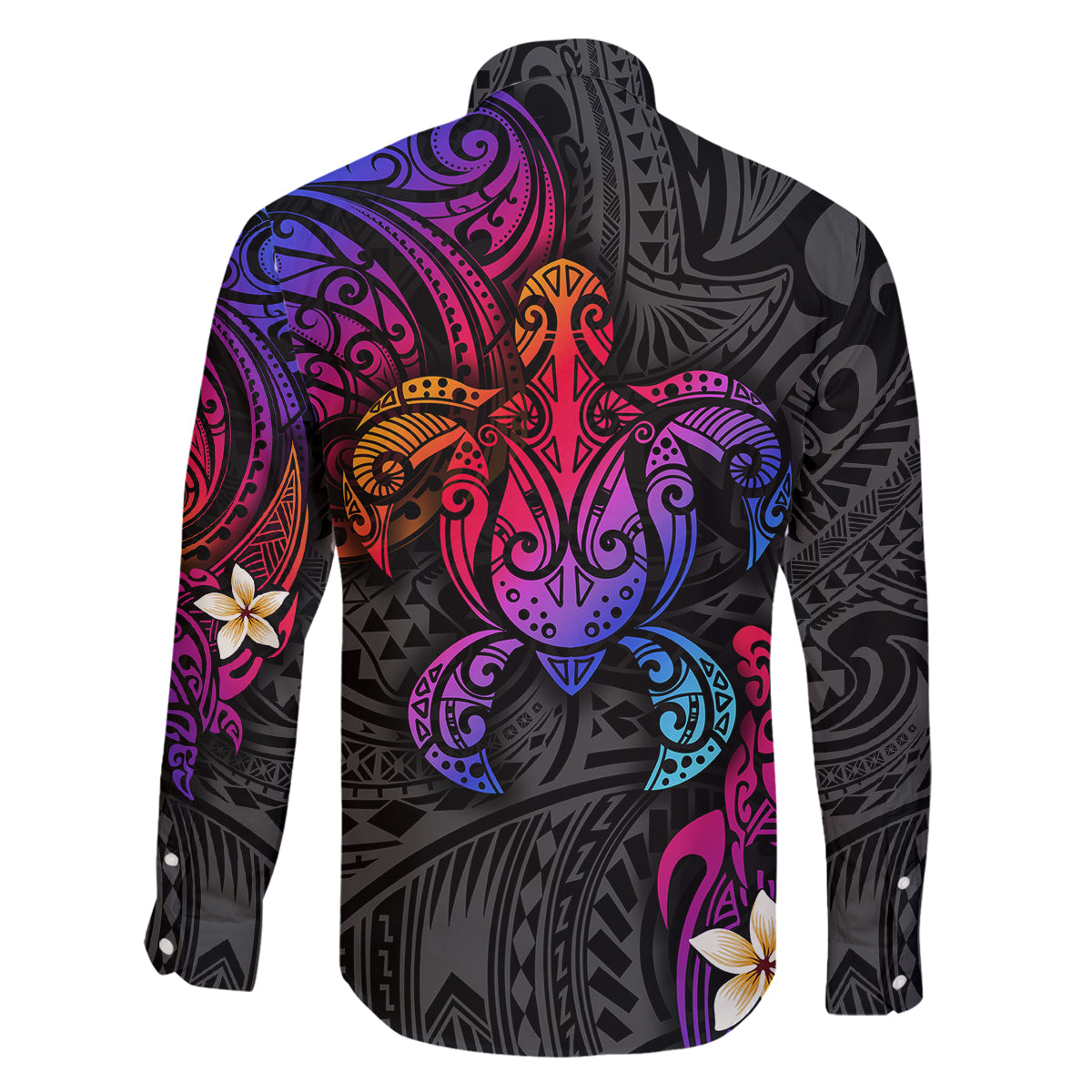 Turtle and Plumeria - Polynesian Family Matching Puletasi Dress and Hawaiian Shirt TS04 - Polynesian Pride