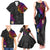 Turtle and Plumeria - Polynesian Family Matching Tank Maxi Dress and Hawaiian Shirt TS04 - Polynesian Pride