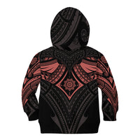 Feminine Polynesian Kid Hoodie Mandala Tattoo Style TS04 - Polynesian Pride