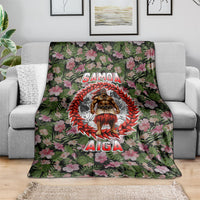 Samoa Aiga Polynesian Blanket Tropical Floral Hibiscus Pattern Island Heritage TS04 - Polynesian Pride