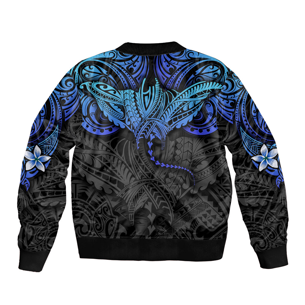 Polynesian Ray Pattern Bomber Jacket TS04 - Polynesian Pride