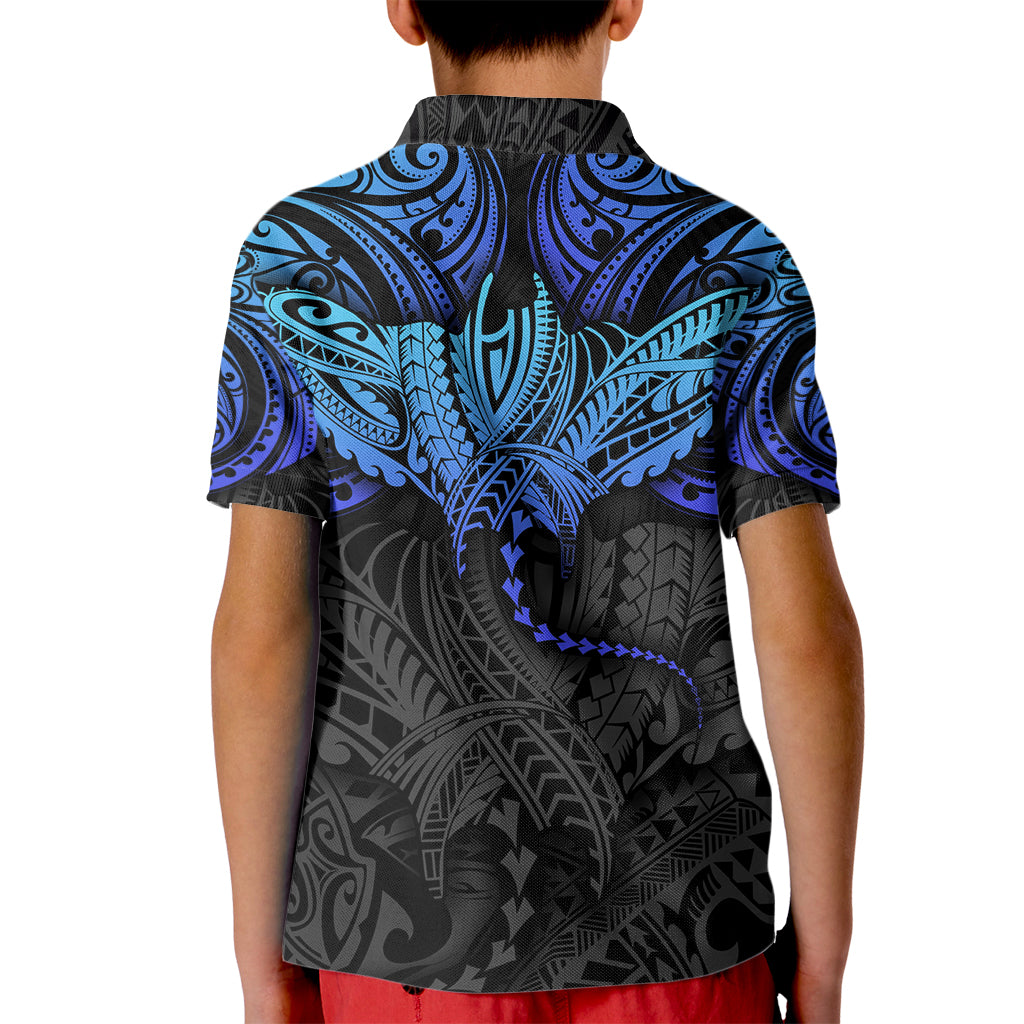 Polynesian Ray Pattern Kid Polo Shirt TS04 - Polynesian Pride