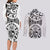 Hawaii Couples Matching Long Sleeve Bodycon Dress and Long Sleeve Button Shirts with Polynesian Turtle TS04 - Polynesian Pride