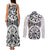 Hawaii Couples Matching Tank Maxi Dress and Long Sleeve Button Shirts with Polynesian Turtle TS04 - Polynesian Pride