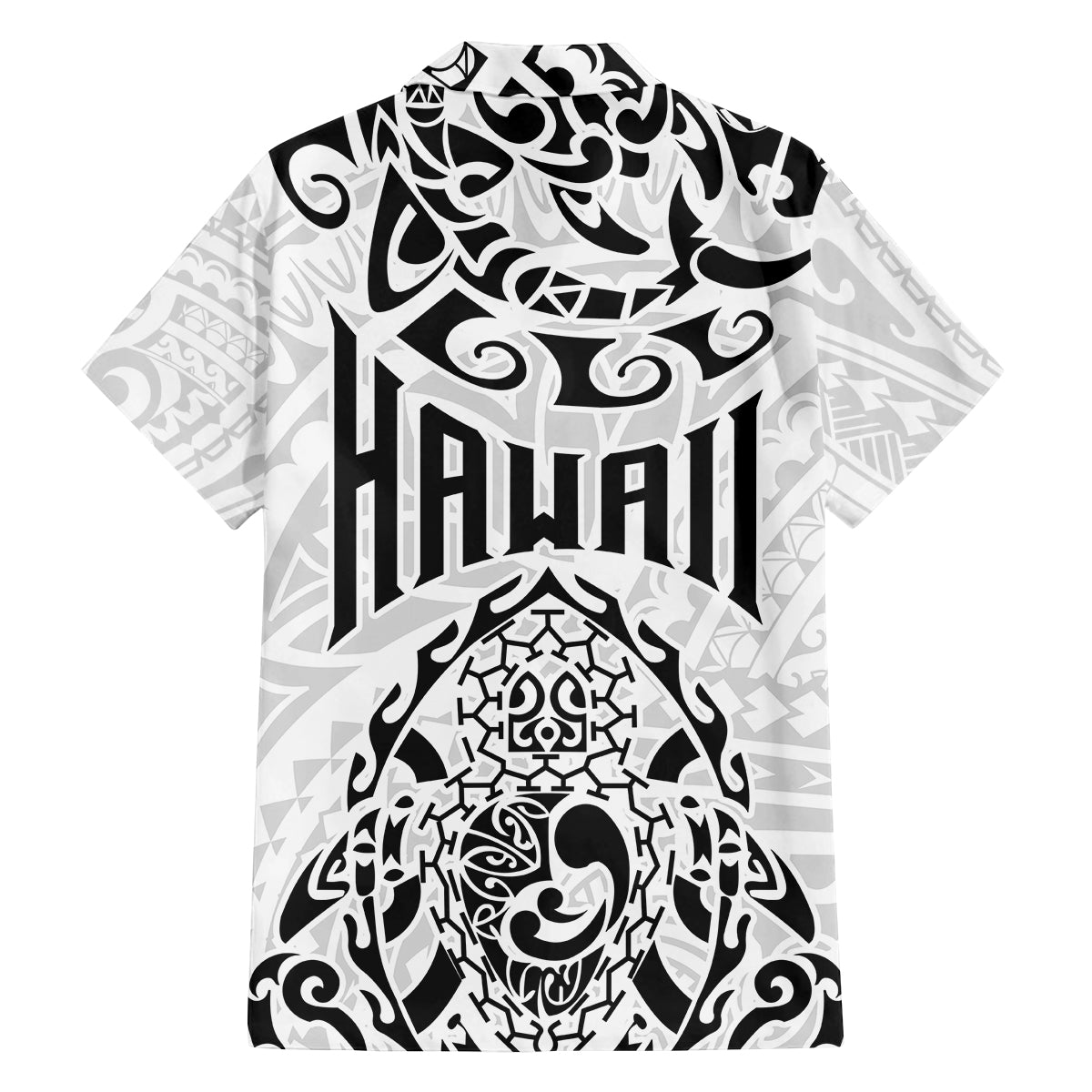 Hawaii Family Matching Off Shoulder Short Dress and Hawaiian Shirt with Polynesian Turtle TS04 - Polynesian Pride