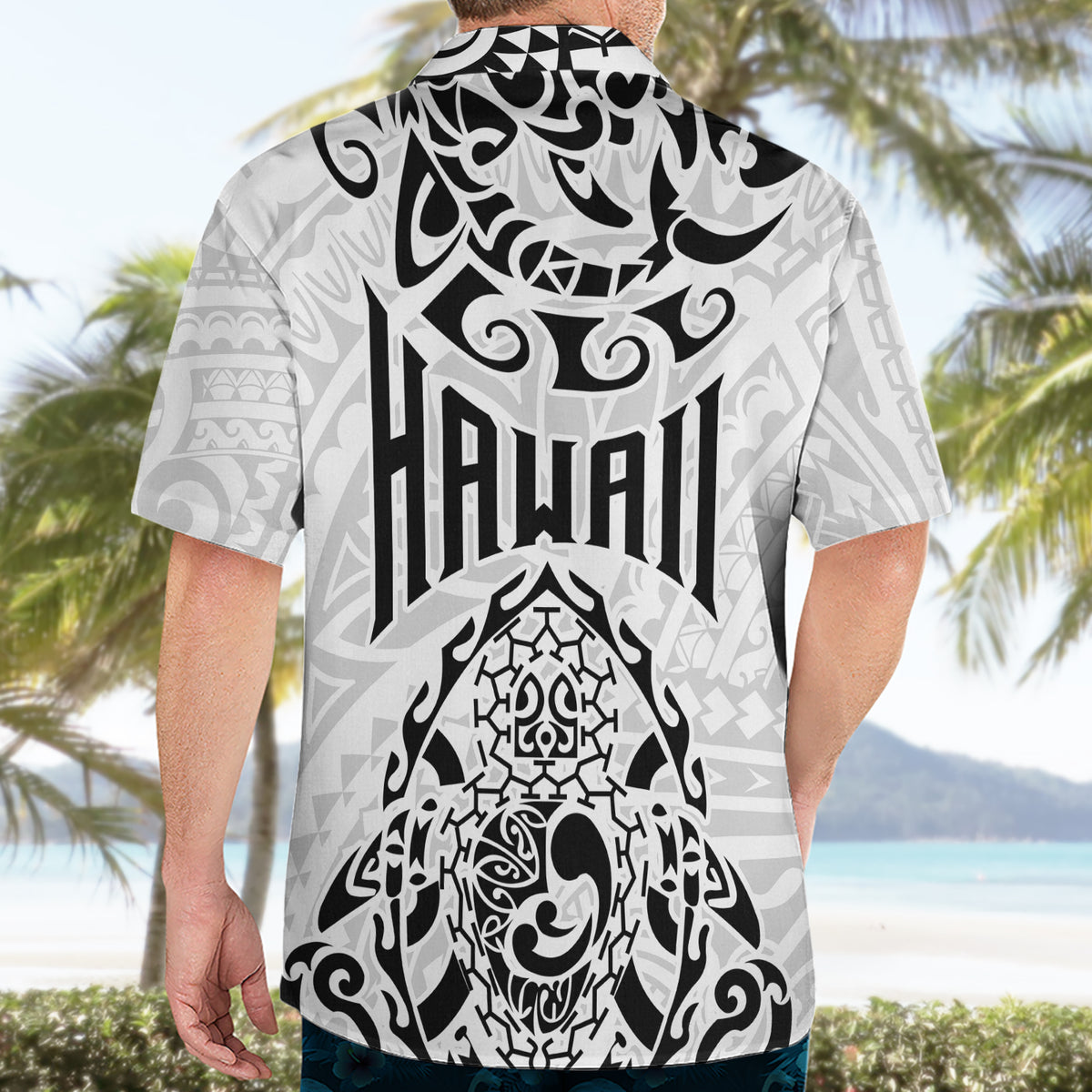 Hawaii Hawaiian Shirt with Polynesian Turtle TS04 - Polynesian Pride