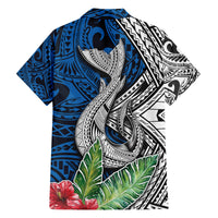 Polynesian Family Matching Tank Maxi Dress and Hawaiian Shirt Whale Pattern and Hibiscus Flowers TS04 - Polynesian Pride