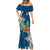 Polynesian Mermaid Dress Whale Pattern and Hibiscus Flowers TS04 - Polynesian Pride