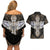 Polynesian Hawaii Tattoo Couples Matching Off Shoulder Short Dress and Hawaiian Shirt TS04 - Polynesian Pride