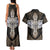 Polynesian Hawaii Tattoo Couples Matching Tank Maxi Dress and Hawaiian Shirt TS04 - Polynesian Pride