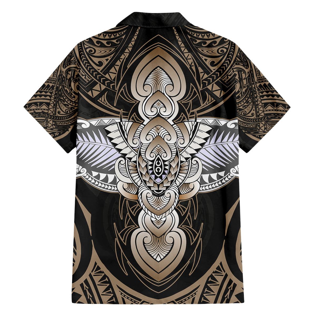 Polynesian Hawaii Tattoo Family Matching Off Shoulder Short Dress and Hawaiian Shirt TS04 - Polynesian Pride
