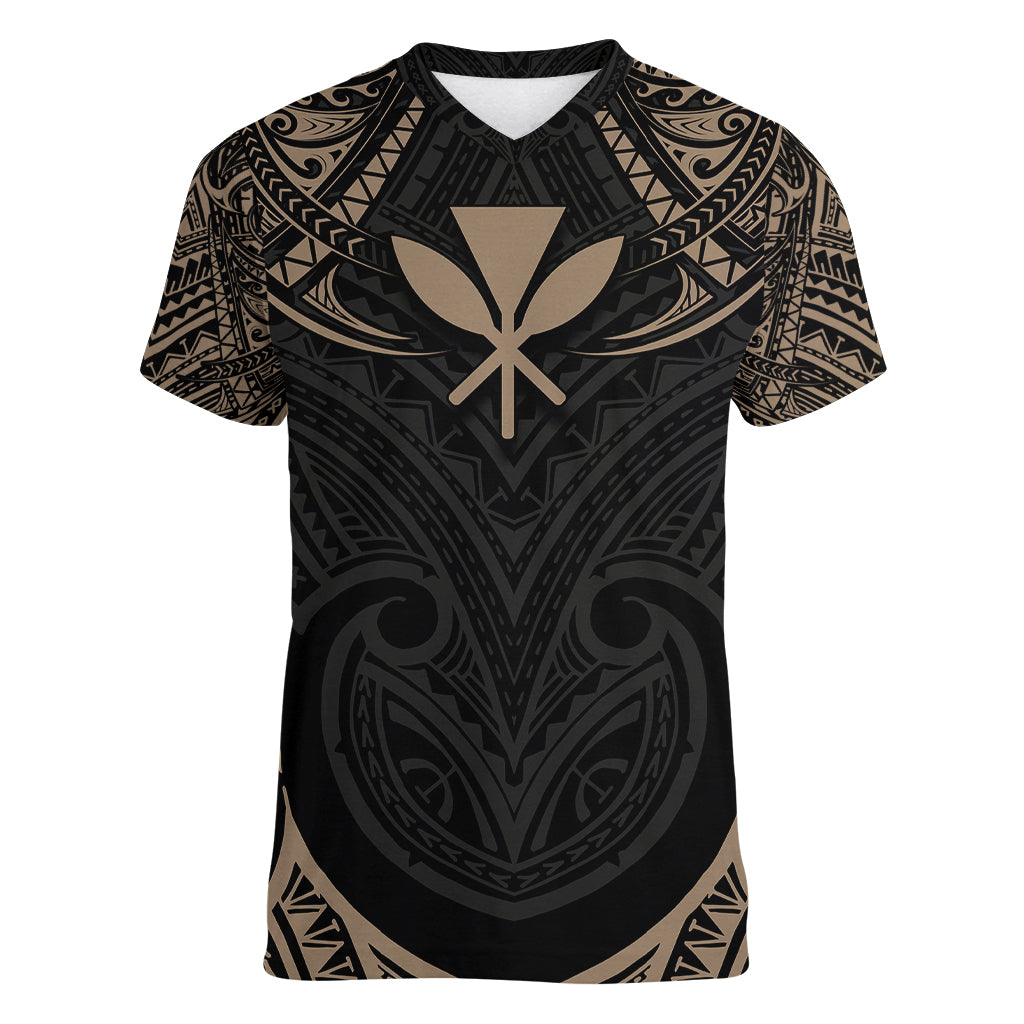 Polynesian Hawaii Tattoo Women V Neck T Shirt TS04 Female Multicolor - Polynesian Pride