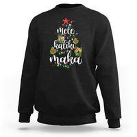Mele Kalikimaka Hawaiian Christmas Tree Sweatshirt TS09 Black - Polynesian Pride