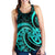 Turquoise New Zealand Mangopare Women Racerback Tank Aotearoa Maori Koru Style LT14