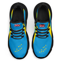 Tuvalu Clunky Sneakers Flag-Inspired Curve Style LT05 - Polynesian Pride