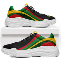 Vanuatu Chunky Sneakers Flag-Inspired Curve Style LT05 Colorful - Polynesian Pride