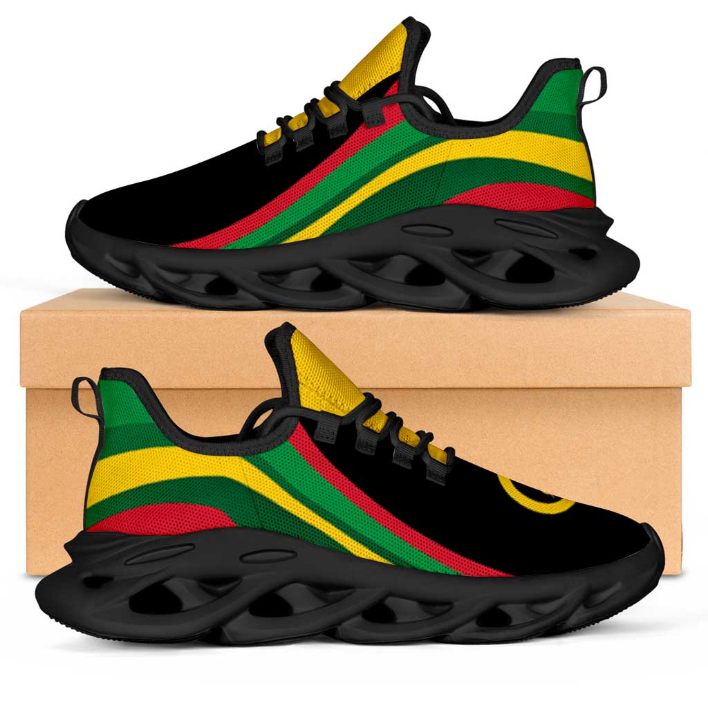 Vanuatu Clunky Sneakers Flag-Inspired Curve Style LT05 Colorful - Polynesian Pride