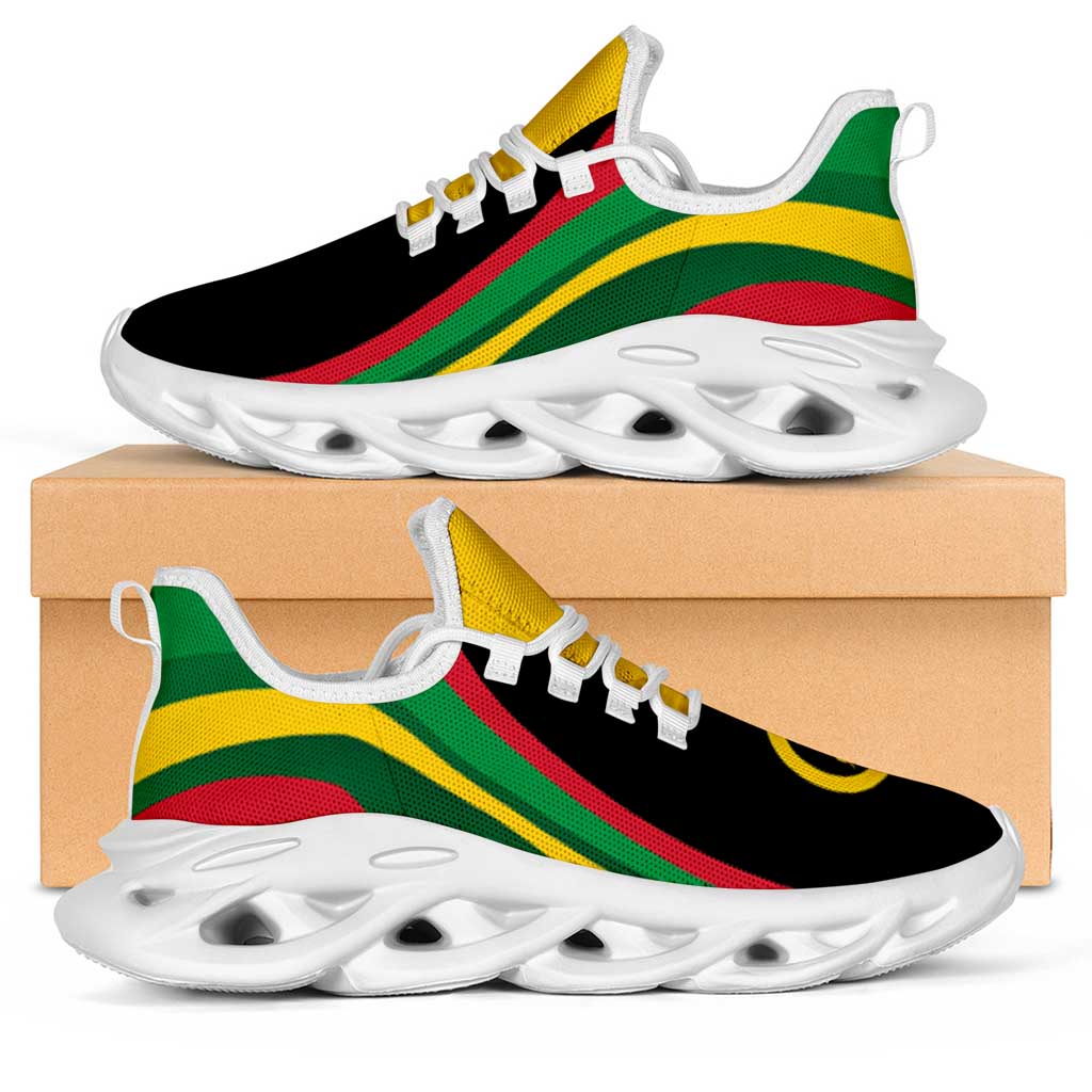 Vanuatu Clunky Sneakers Flag-Inspired Curve Style LT05 Colorful - Polynesian Pride
