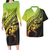 Polynesian Pride Hawaii His And Her Hawaii Matching Outfit For Couples Polynesian Tribal Pattern Bodycon Dress And Hawaii Shirt - Polynesian Pride