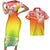 Polynesian Pride Hawaii Matching Outfit For Couples Hawaii Plumeria Bodycon Dress And Hawaii Shirt - Polynesian Pride