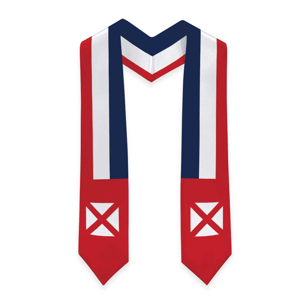 Wallis And Futuna Graduation Stole Flag Style LT05 - Polynesian Pride