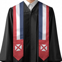 Wallis And Futuna Graduation Stole Flag Style LT05 - Polynesian Pride