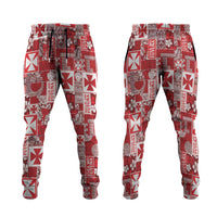 Wallis Et Futuna Kilisimasi Fiefia Jogger Pants Pacific Patchwork Xmas Vibes - Polynesian Pride