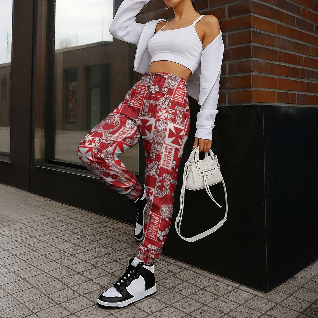 Wallis Et Futuna Kilisimasi Fiefia Jogger Pants Pacific Patchwork Xmas Vibes - Polynesian Pride