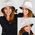 White Sunday Lotu Tamaiti Bucket Hat Polynesian Wave Pastel Blush - Polynesian Pride