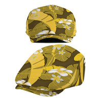 Yellow Banana Leaf Hawaii Jeff Hat Lau Maia Plumeria Tropical Summer Vibes