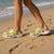 Yellow Hawaiian Quilt Clogs Shoes Hawaii Pineapple Monstera Palaka Motifs - Polynesian Pride