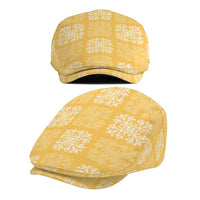 Yellow Palaka Quilt Hawaii Jeff Hat Traditional Hawaii-plaid Pattern - Polynesian Pride