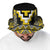 Yellow Taniko Aotearoa Bucket Hat Niho Taniwha Mix Poutama LT14