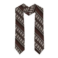 Yogyakarta Parang Batik Motifs Graduation Stole Indonesian Traditional Pattern