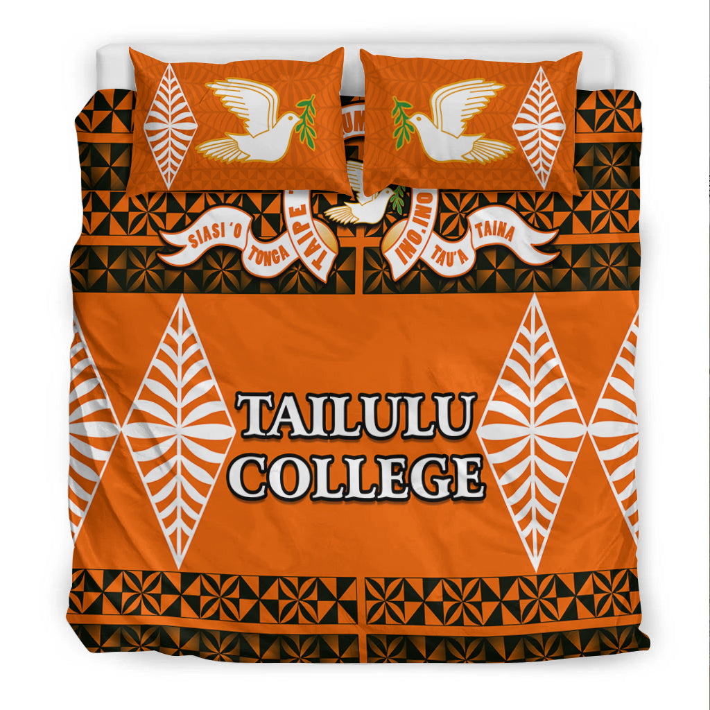 Tailulu College Bedding Set Tonga Pattern LT13 - Polynesian Pride