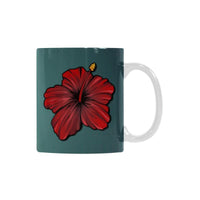 Cook Island White Mugs Turtle - Polynesian Pride