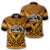 Lae Snax Tigers Polo Shirt Papuan Unisex Yellow - Polynesian Pride
