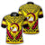 Port Moresby Vipers Polo Shirt Papuan Unisex Yellow - Polynesian Pride