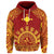 Fiji Hoodie Rotuma Pullover Hoodie Unisex Red - Polynesian Pride