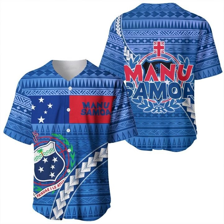 Manu Samoa Rugby Baseball Jersey - Polynesian Pride