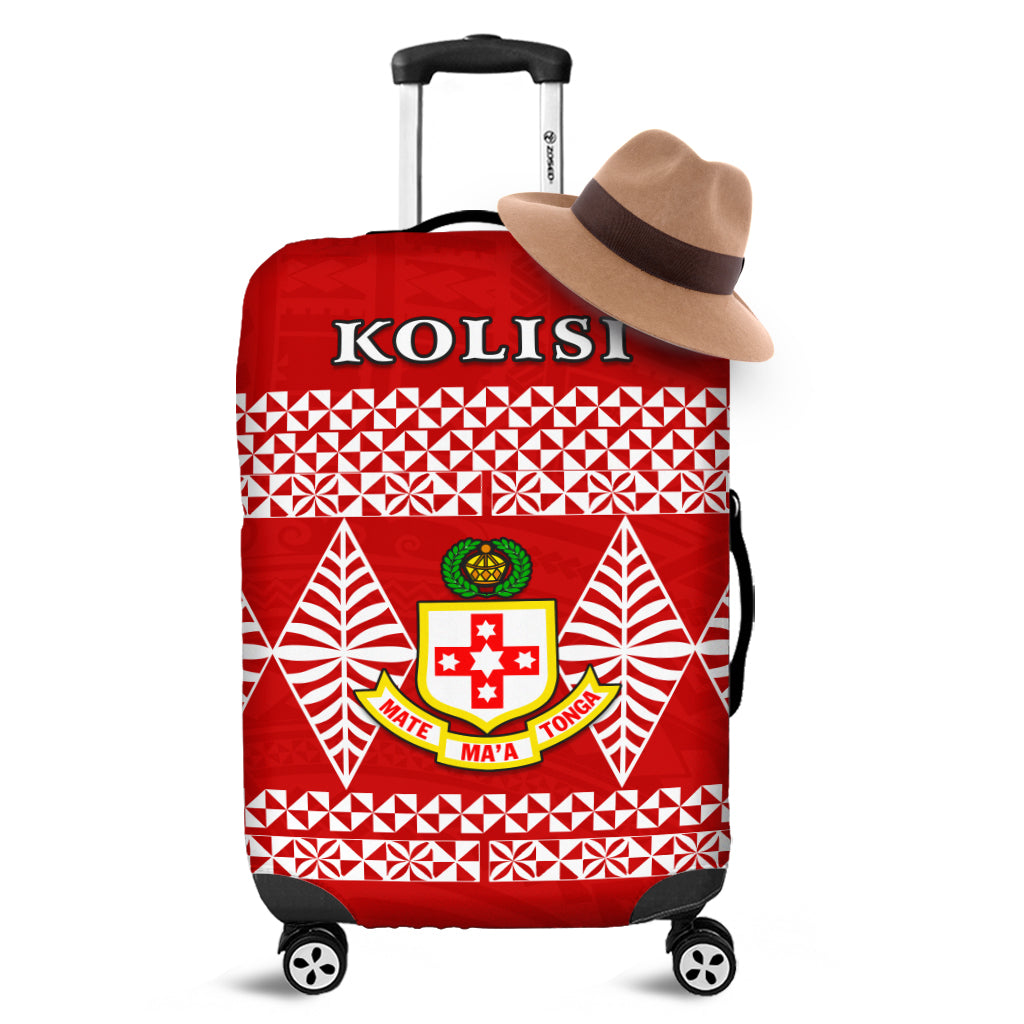 Kolisi Tonga Luggage Covers LT13 Red - Polynesian Pride